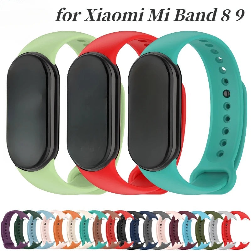 Silicone Strap for Xiaomi Mi Band 8 & 9 – Soft Replacement Band Smartwatch Replacement Band Oasis Select