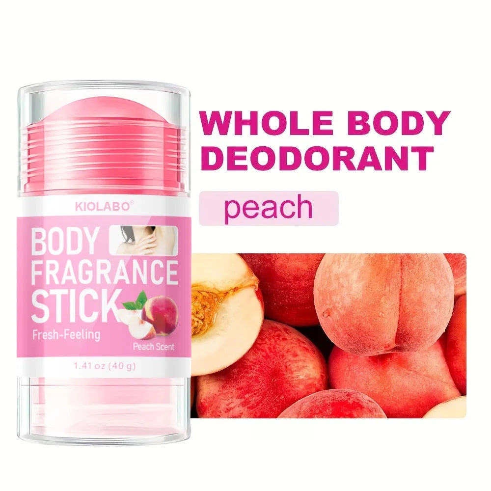 KIOLABO Peach Fresh and Dry Deodorant Stick - Eliminates hand and foot odor, leaving a fresh and cool fragrance Oasis Select