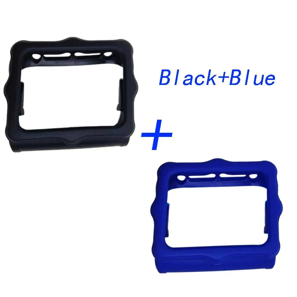 Scuba Diving Computer Watch Silicone Protective Case Cover Shockproof Bumper Guard Anti-Scratch Soft Shell for Dive Computer Oasis Select Black Blue