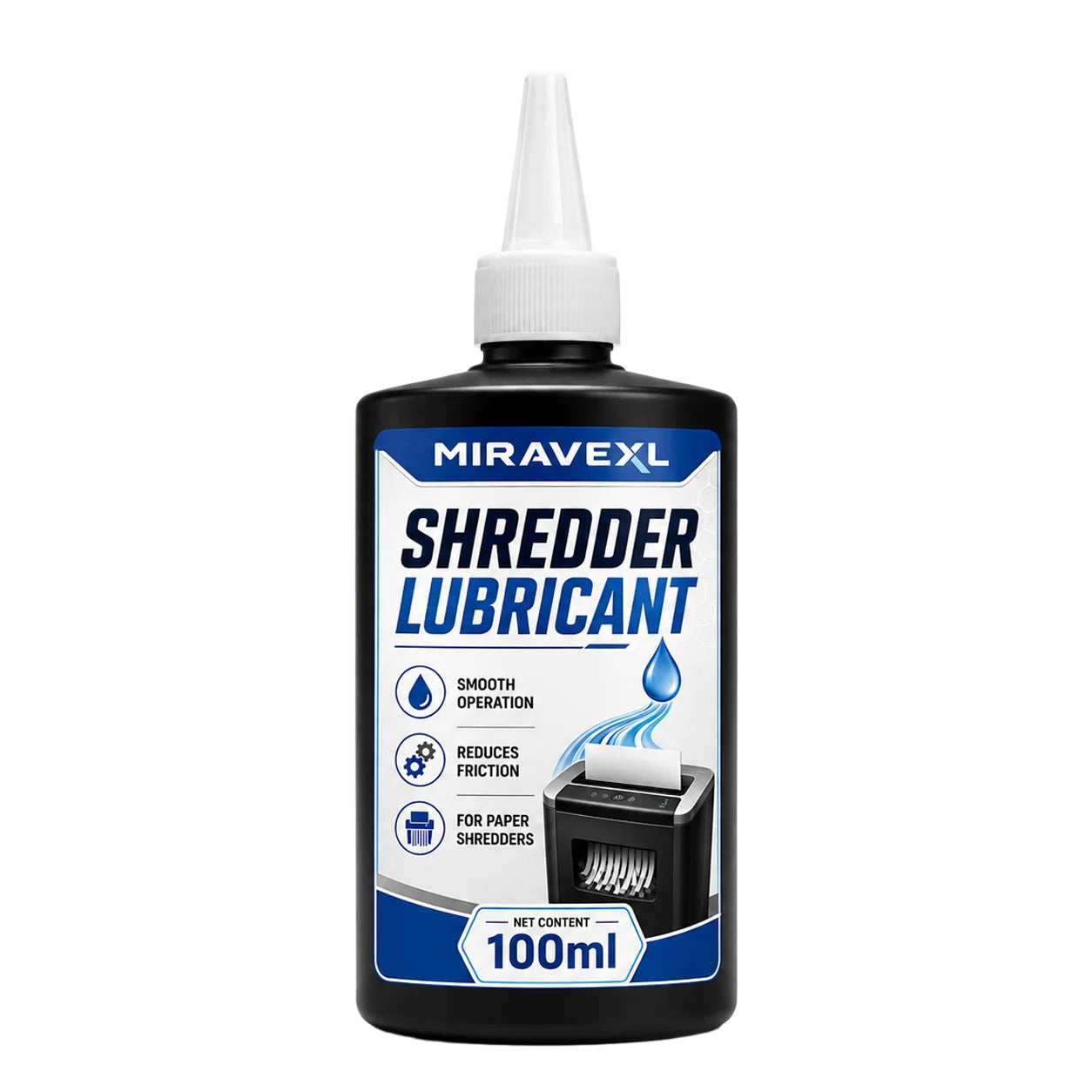 Paper Shredder Lubricant Oil, Blade Cutter Cleaner, Anti-Jam Formula, Smooth Quiet Shredding, Office Home Machine Care Solutions Oasis Select 1 bottle