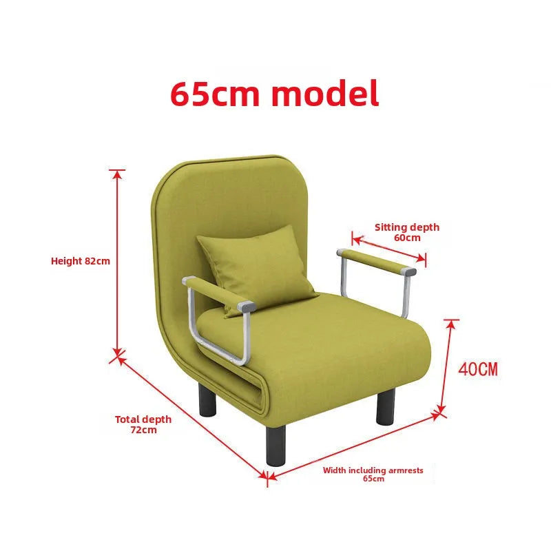 Folding sofa bed dual-purpose living room multi-functional lunch break lazy sofa space-saving single Internet sofa bed Oasis Select 65 190