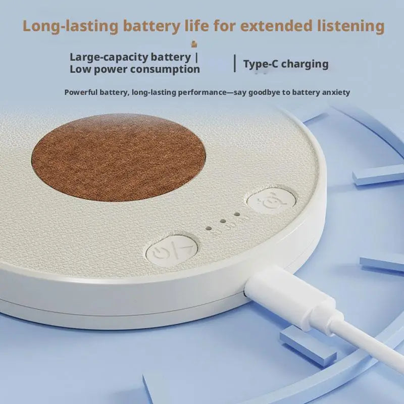 Under Pillow Bluetooth Speaker Natural Sleep Sound Machine With White Noise Mini Portable Music Audio For Bed Rest Holiday Gifts Oasis Select