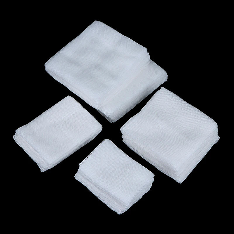 10Pcs 8 Layer Medical Absorbent Gauze Pad Wound Dressing Sterile Gauze Block First Aid Kit Gauze Pad Wound Care Supplies Oasis Select