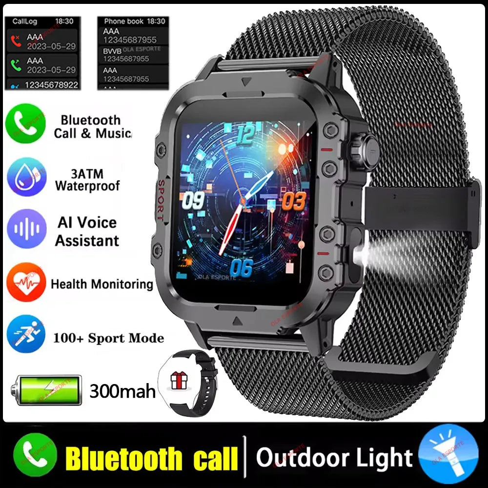 Ola Esporte HT30 Military GPS Smartwatch – Bluetooth & 5ATM