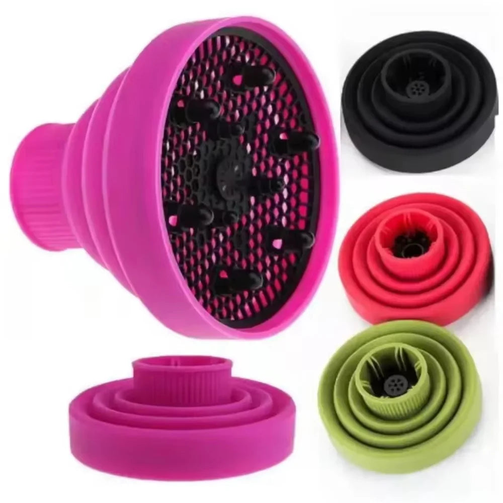 Silicone Hair Dryer Curl Diffuser – Foldable & Universal Fit Hair Dryer Diffuser Oasis Select
