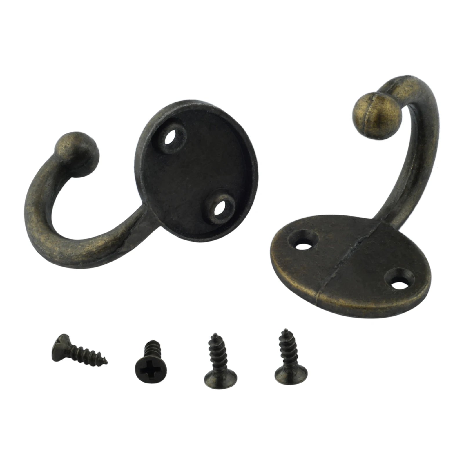 Vintage Bronze Wall Hook – Zinc Alloy Single Robe & Coat Hook