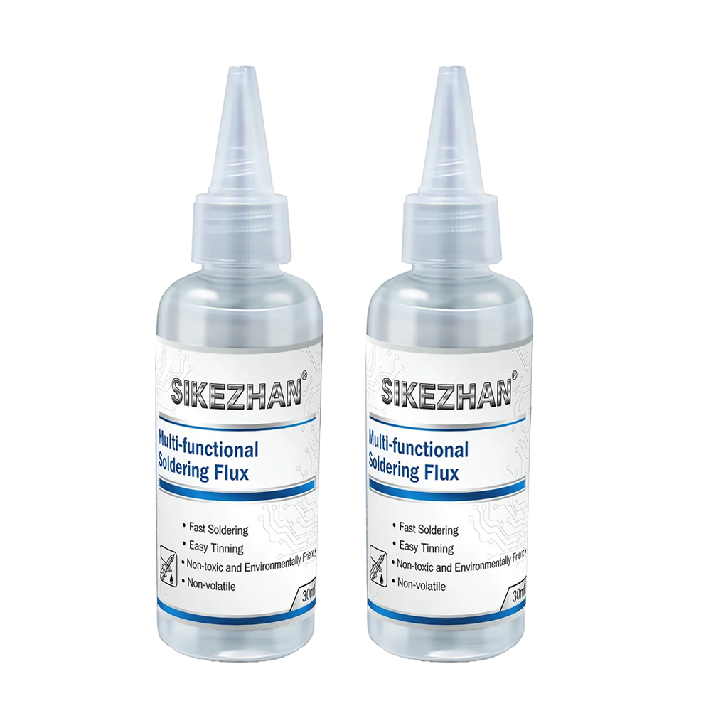 SIKEZHAN Multi-functional Flux Soldering Liquid for PCB BGA Repair Battery Welding Stainless Steel Galvanized Sheet Welding Tool Oasis Select 30ml-2pcs