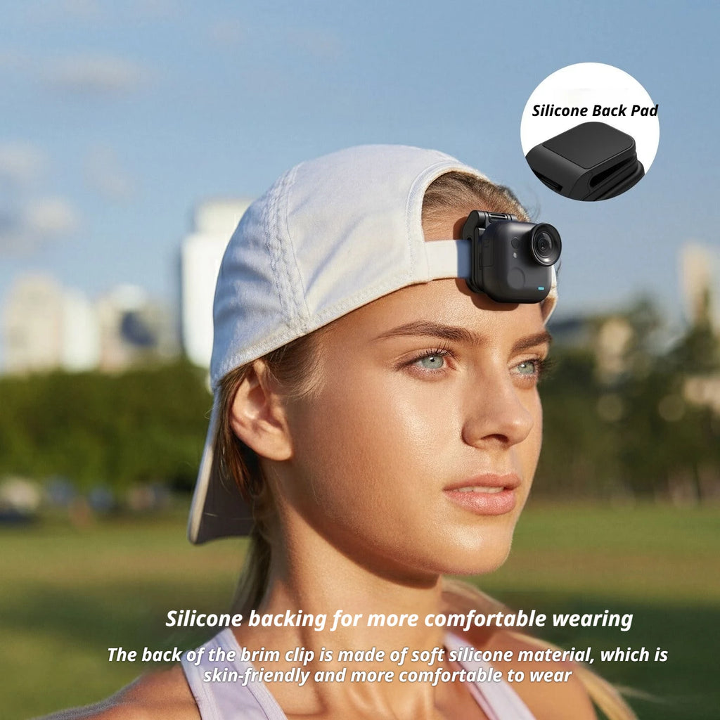 Magnetic Hat Clip Mount for Insta360 Go Ultra GO 3S & DJI Osmo