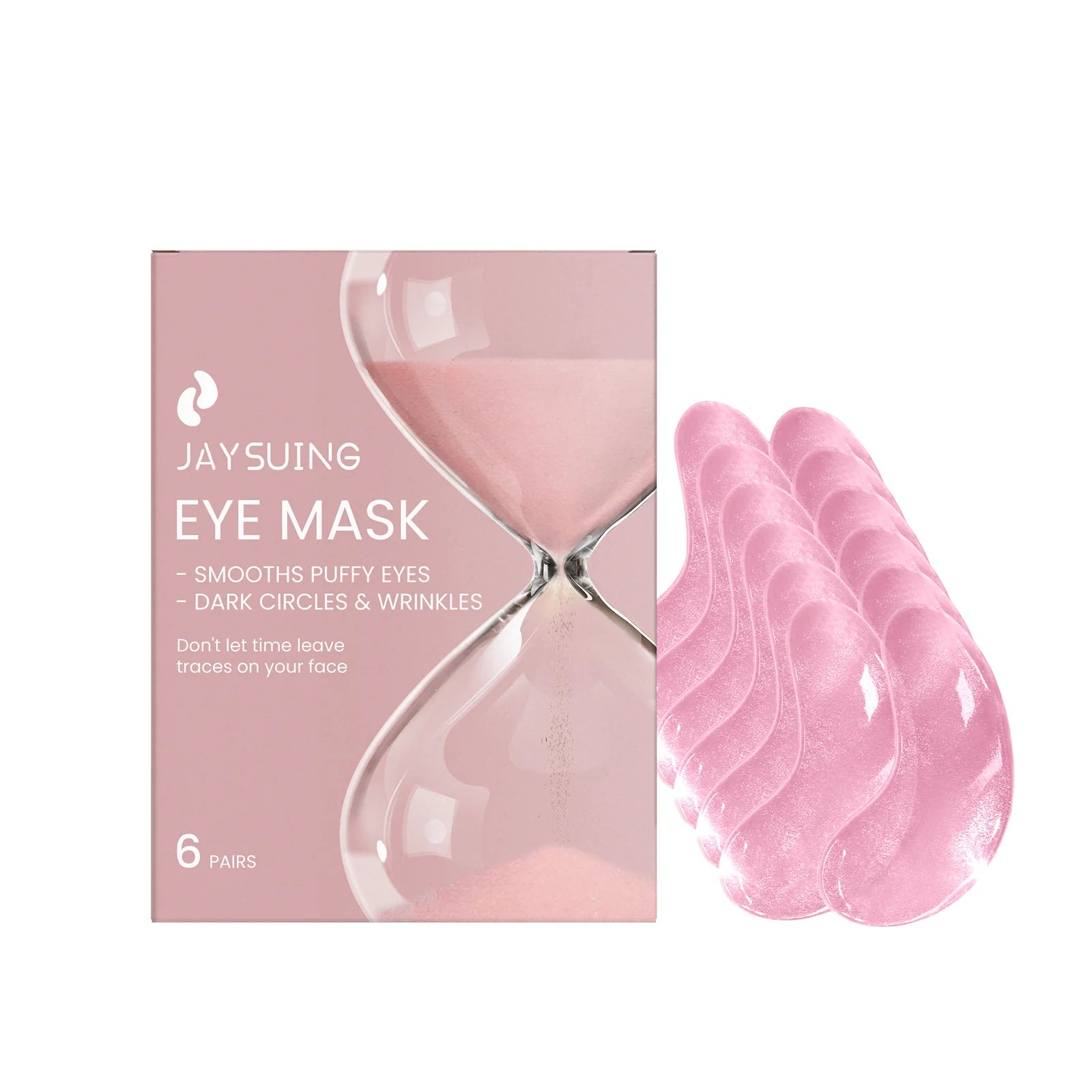 Hyaluronic Acid Eye Mask Anti-Aging Remove Dark Circles Puffiness Improve Fine Lines Wrinkle Nourish Firm Brighten Eye Patches Oasis Select 6 pairs Boxed