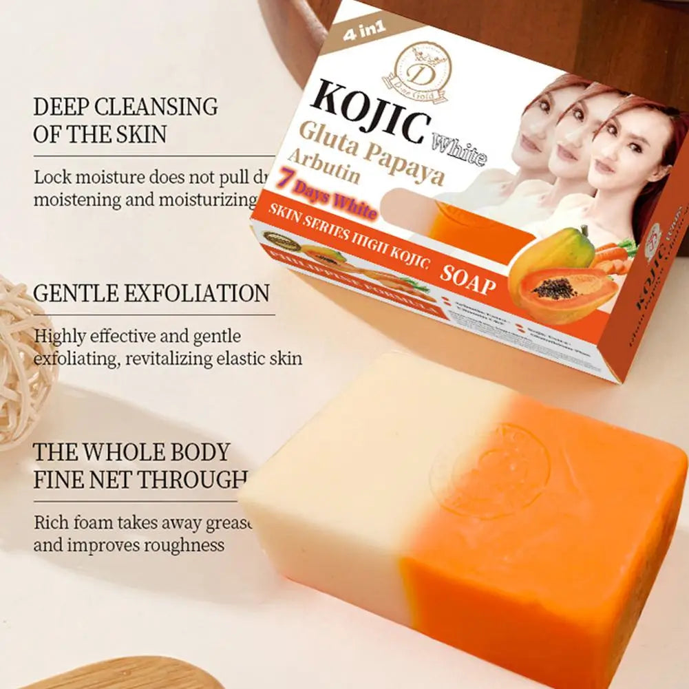 Papaya Kojic Acid Brightening Soap – Vitamin C Bar 160g