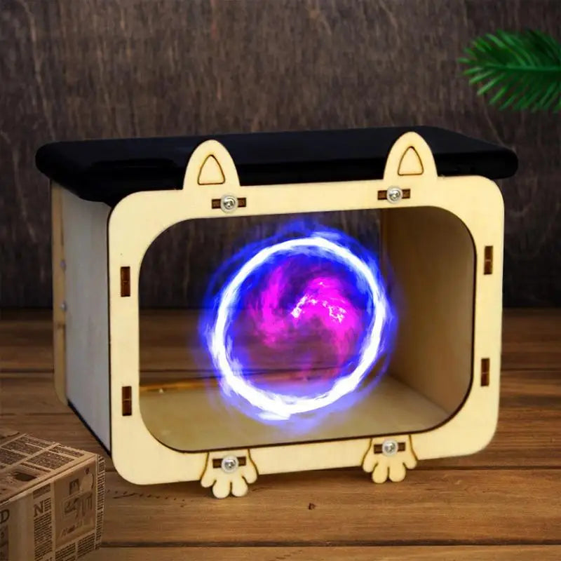Phone Hologram Projector Wooden Mini DIY Cardboard Home Cinema Theater Mobile Smartphone Hologram Display Stands Projector Multi Oasis Select