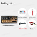 DC 12V Bluetooth 5.0 Digital Audio Amplifier Board AC 110V 220V Subwoofer Dual Mic Karaoke AMP Speaker Home Theater DIY 30W 50W Oasis Select D50 US