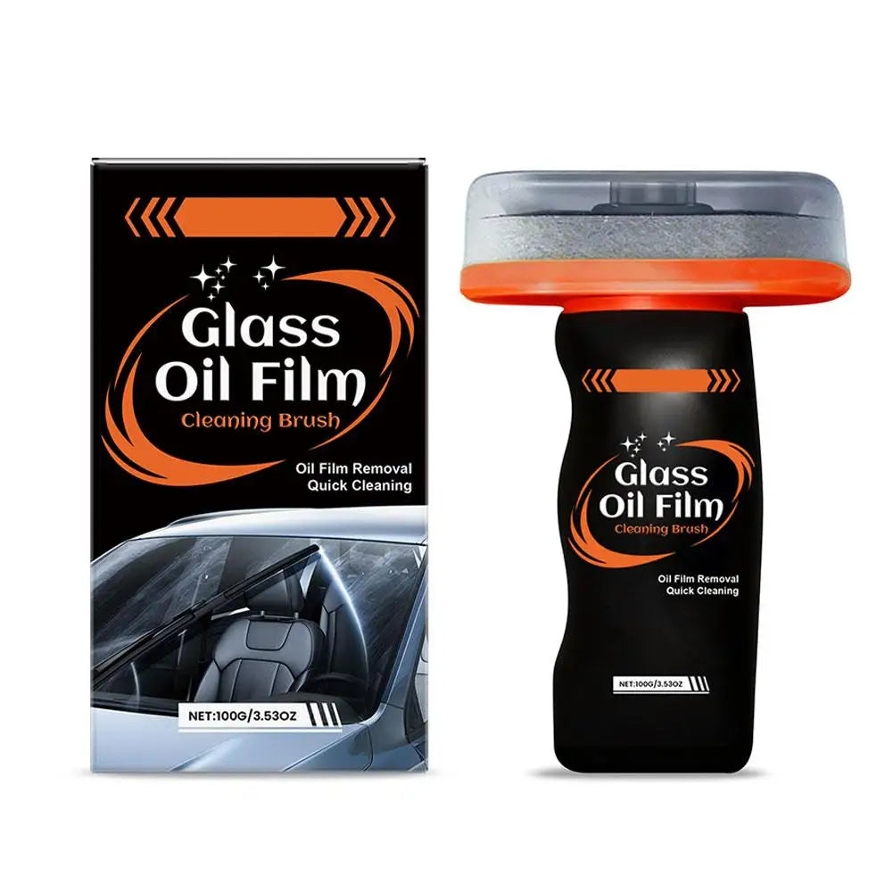Car Glass Oil Film Cleaning Brush – Windshield Cleaner