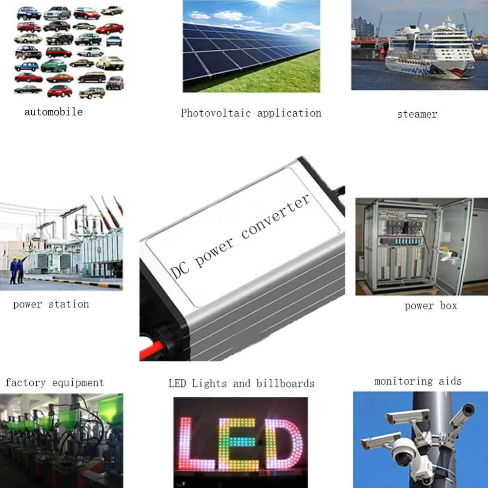 15-80 Volt to 12 Volt 36W DC DC Buck Converter 24V 36V 48V 60V to 12V 1A 2A 3A Power Supply Regulator for Cars Sola waterproof Oasis Select