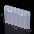 1PC DIY Accessories 6 Slot Waterproof Storage Box For 18650 Batteries Portable Holder Case Protectors Organiser Oasis Select onesize