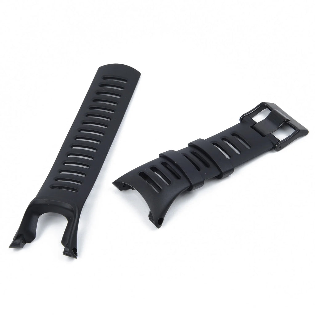 Rubber Watch Strap Stainless steel clasp Screwdriver For SUUNTO Ambit2 S Ambit2 Red and Ambit3 Black SS019474000 Oasis Select