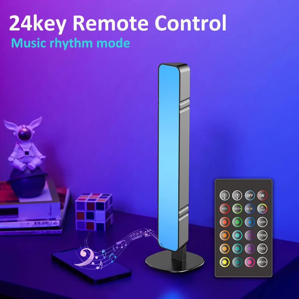RGB LED Ambient Light – USB Music Sync Gaming & Bedroom Lamp