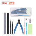 Model Making Basic Tools Handmade Model Car Hobby Building Repair and Assembly Tools Starter Kit for DIY Craft Projects Oasis Select Blue-1Set