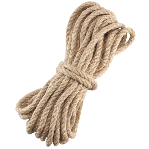 10mm Natural Hemp Rope Tug Of War Rope Household DIY Decorative Rope 10 M For DIY & Arts Crafts Packing Floristry Bundling Oasis Select