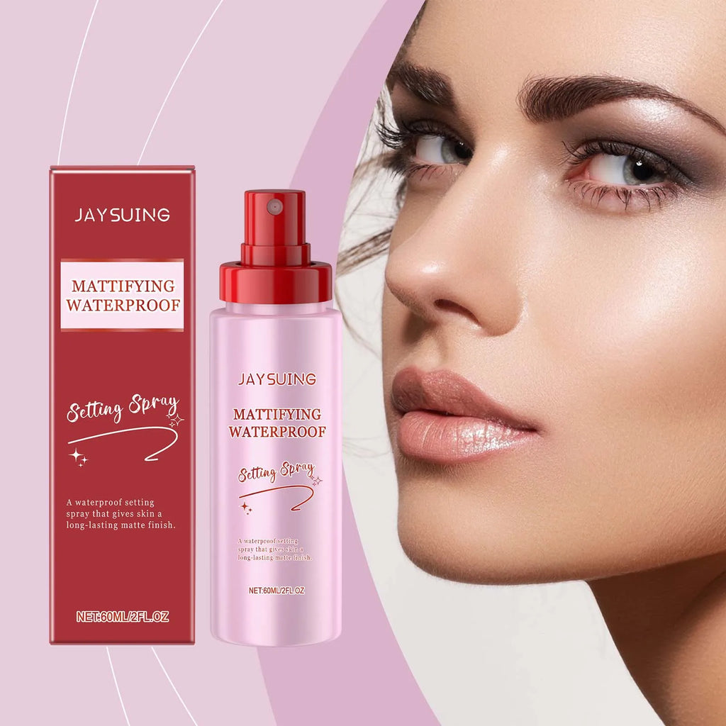 Makeup Setting Spray Waterproof Sweat-Proof Flawless Matte Effect All Day Refreshing Oil Control Non-sticky Makeup Fixing Mist Oasis Select