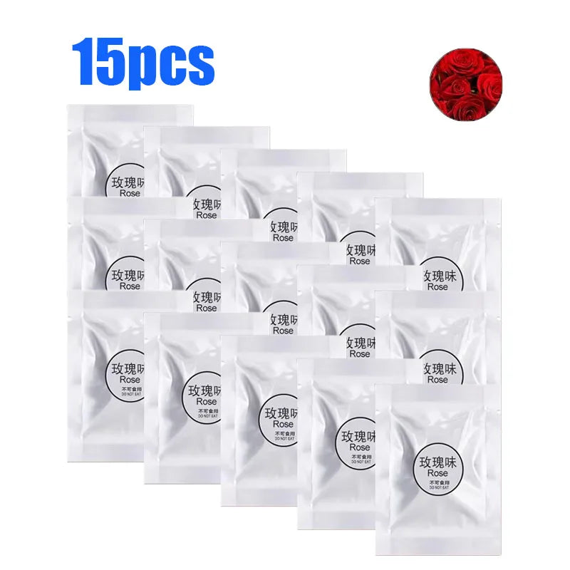 5/10/15pcs Car Air Freshener Supplement Car Vent Perfume Refill Replace Aroma Cotton Pads Perfume Fragrance Interior Accessories Oasis Select Rose-15pcs