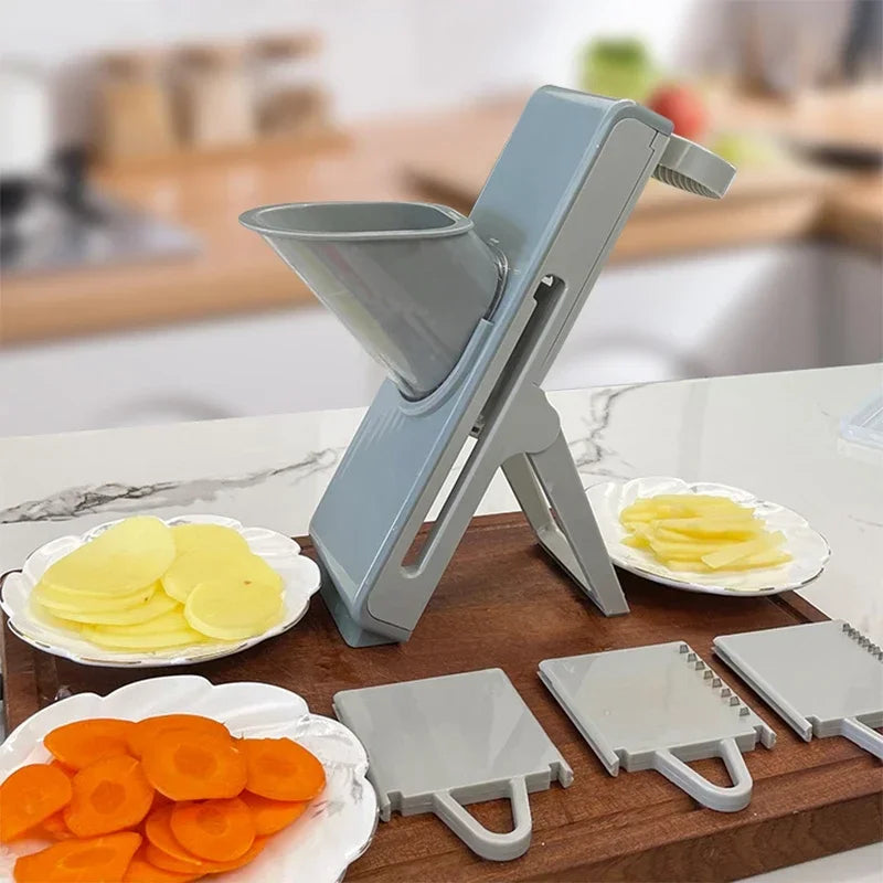Multifunctional Vegetable Slicer & Grater | Stainless Blades