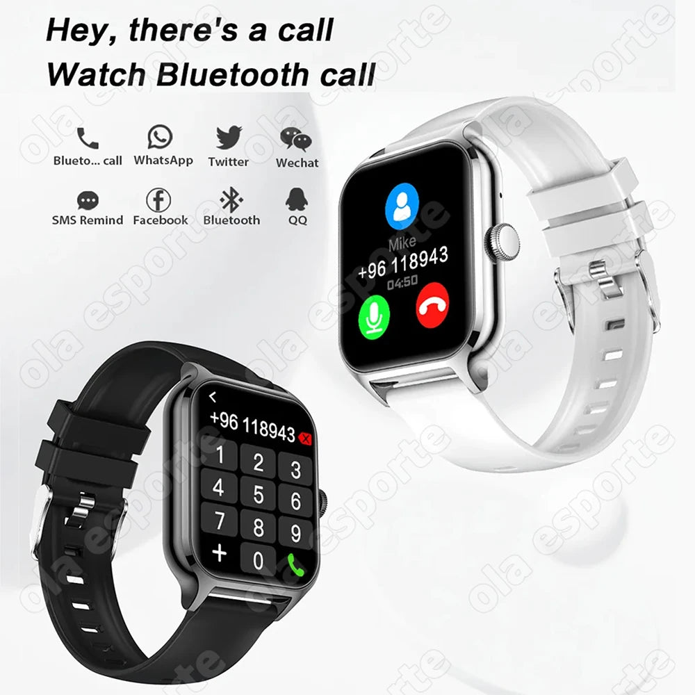 Smart Watch 2.01" HD Bluetooth Call Fitness Tracker | Men Women