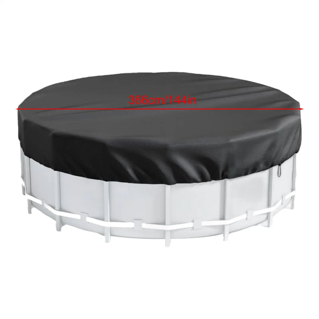 8/10/12FT Round Swimming Pool Covers For AboveGround Pools Hot Tub Cover Solar Covers Heavy Duty Tear Resistant Pool Cover Oasis Select