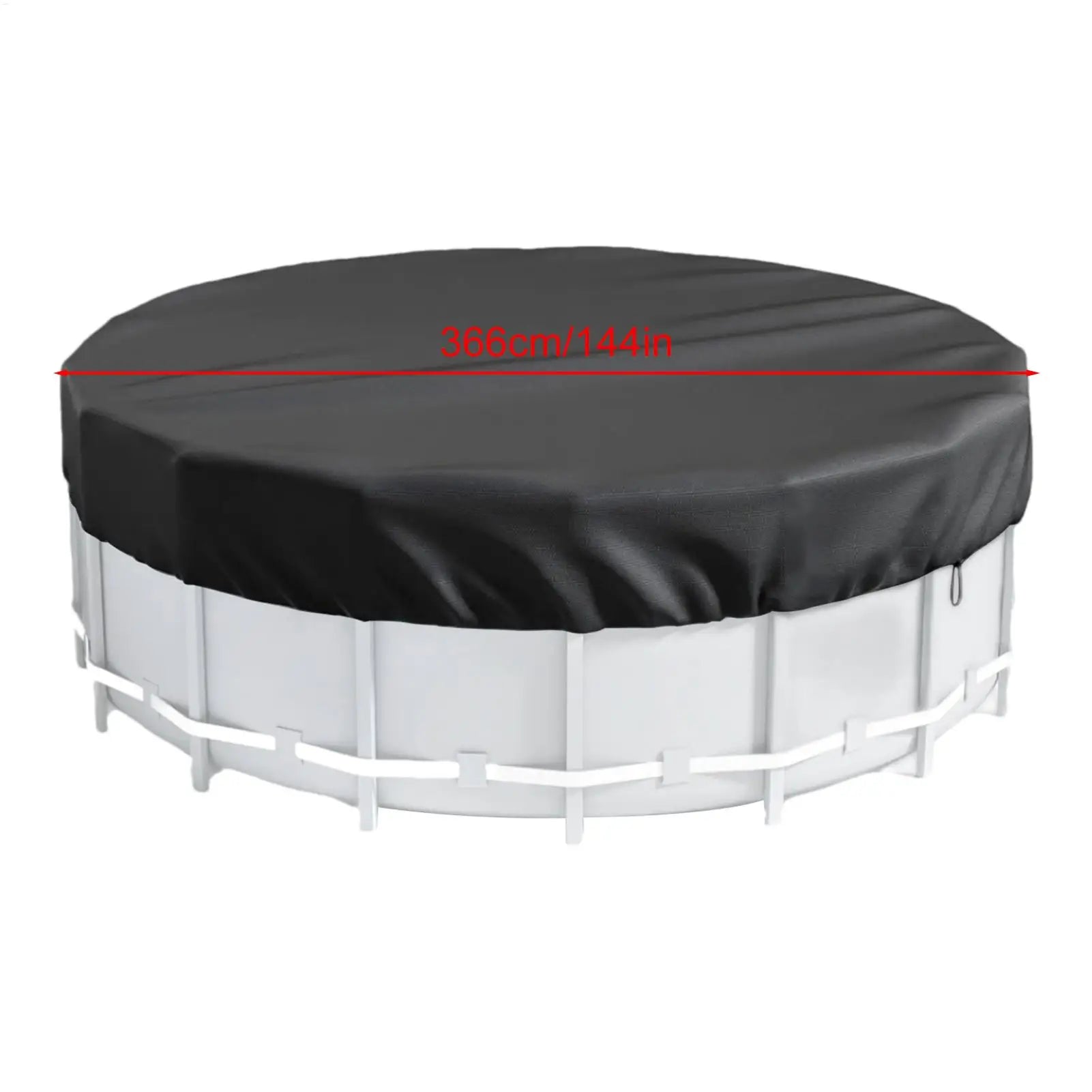 8/10/12FT Round Swimming Pool Covers For AboveGround Pools Hot Tub Cover Solar Covers Heavy Duty Tear Resistant Pool Cover Oasis Select