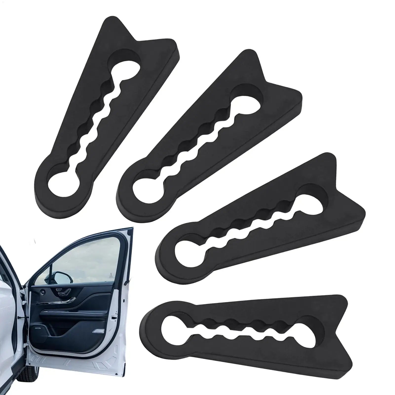 4pcs Car Door Shock Absorber Car Silicone Bumper Cushion Car Door Lock Shock Pad Automotive Door Damping Pads for Interior Truck Oasis Select