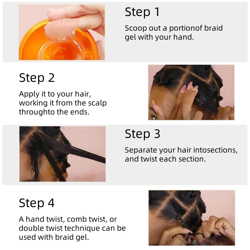 Beeswax & Honey Hair Styling Gel 113g – Non-Sticky Hold Hair Styling Gel Oasis Select