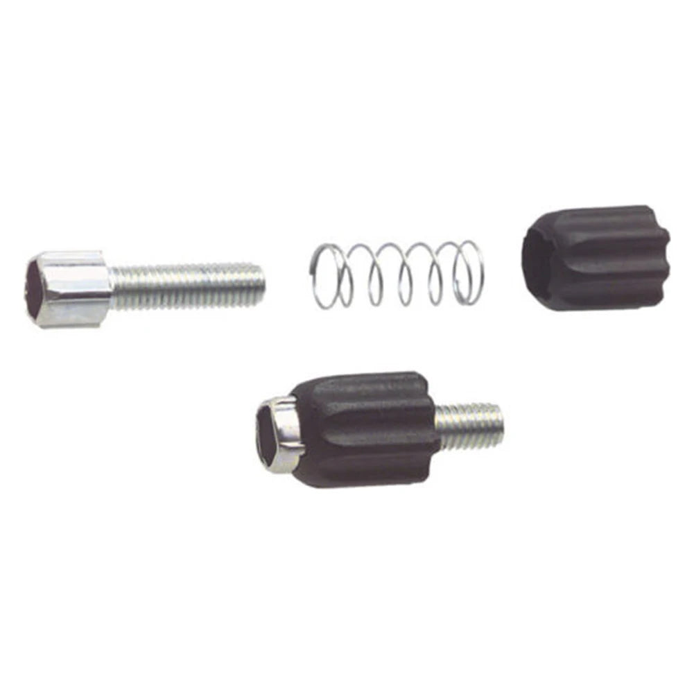 2PCS Bicycle Gear Cable-Barrel Adjuster Screw M5 Threaded Downtube Derailleur Bolt Steel+ABS 26x12mm Cycling Accessories Oasis Select