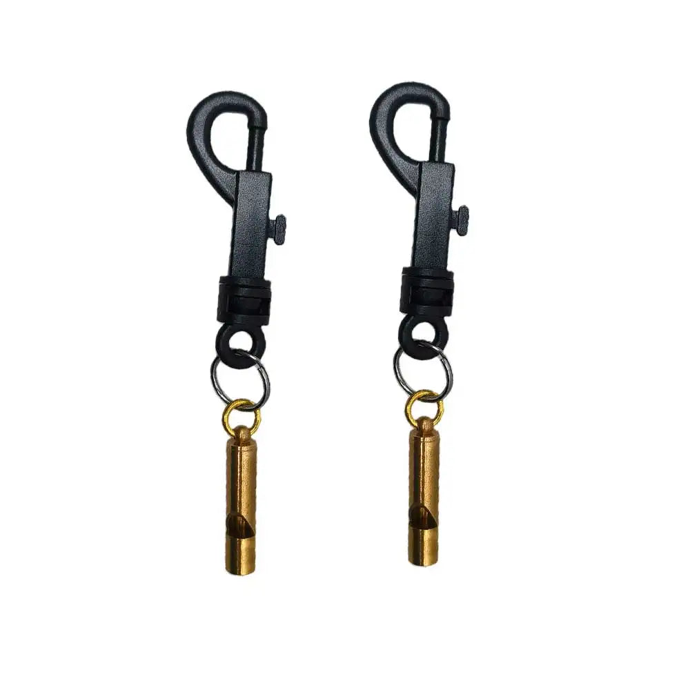 Outdoor Sports Backpack Emergency Whistle with Snap Hook for Camping Hiking Kayak Marine Boat Oasis Select Typ1 2pcs