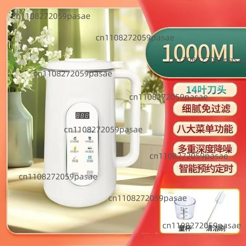 Multifunctional Soy Milk Maker – 1.3L Auto Heat & Self-Clean