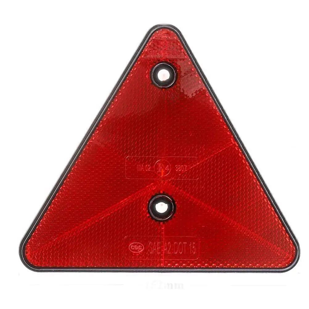 Red Triangle Reflectors Rear Reflectors Safety Warning For Trailer Bike Motorcycle Truck Boat Car Accessories Oasis Select