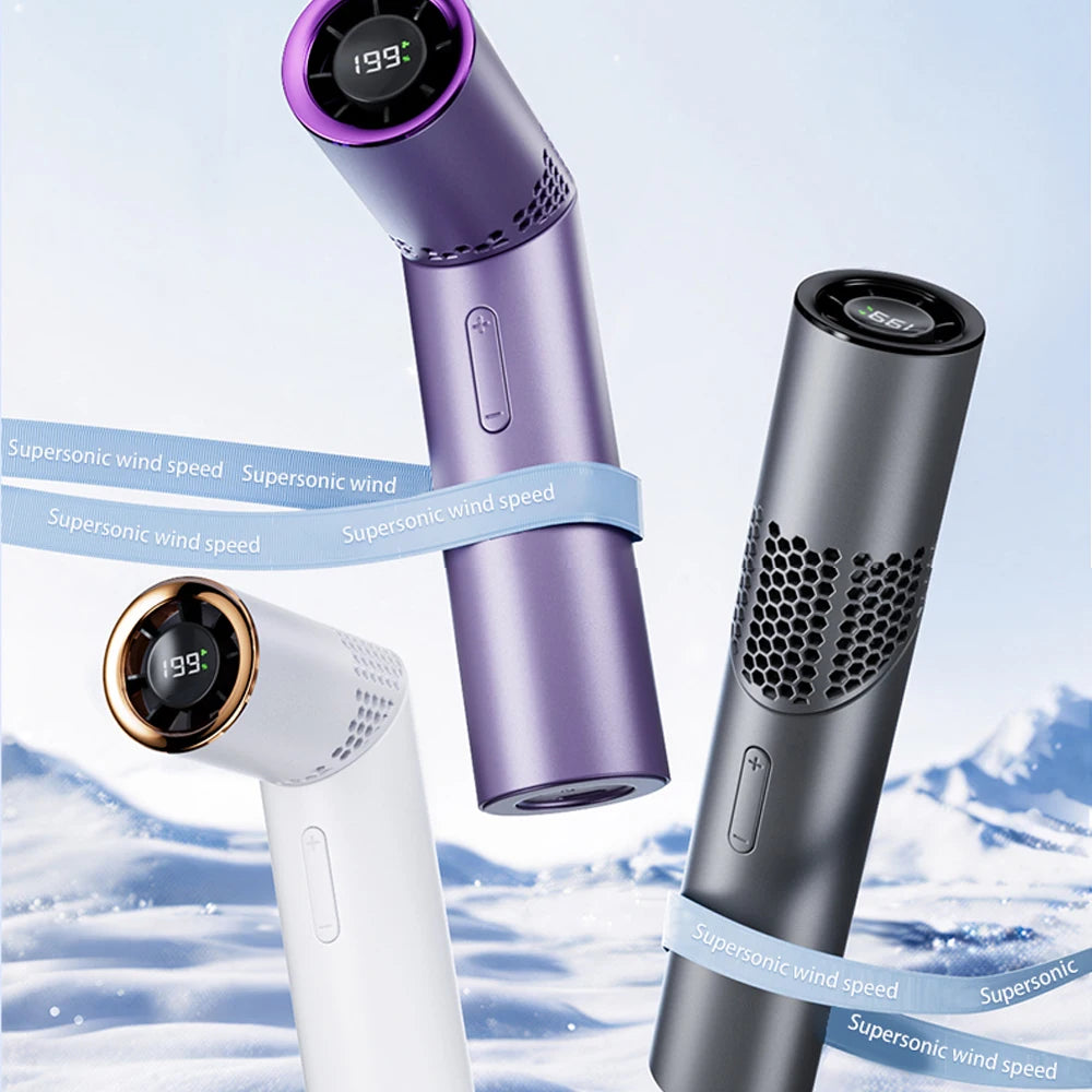 Foldable Lipstick Mini Fan – Brushless Motor & 3000mAh USB