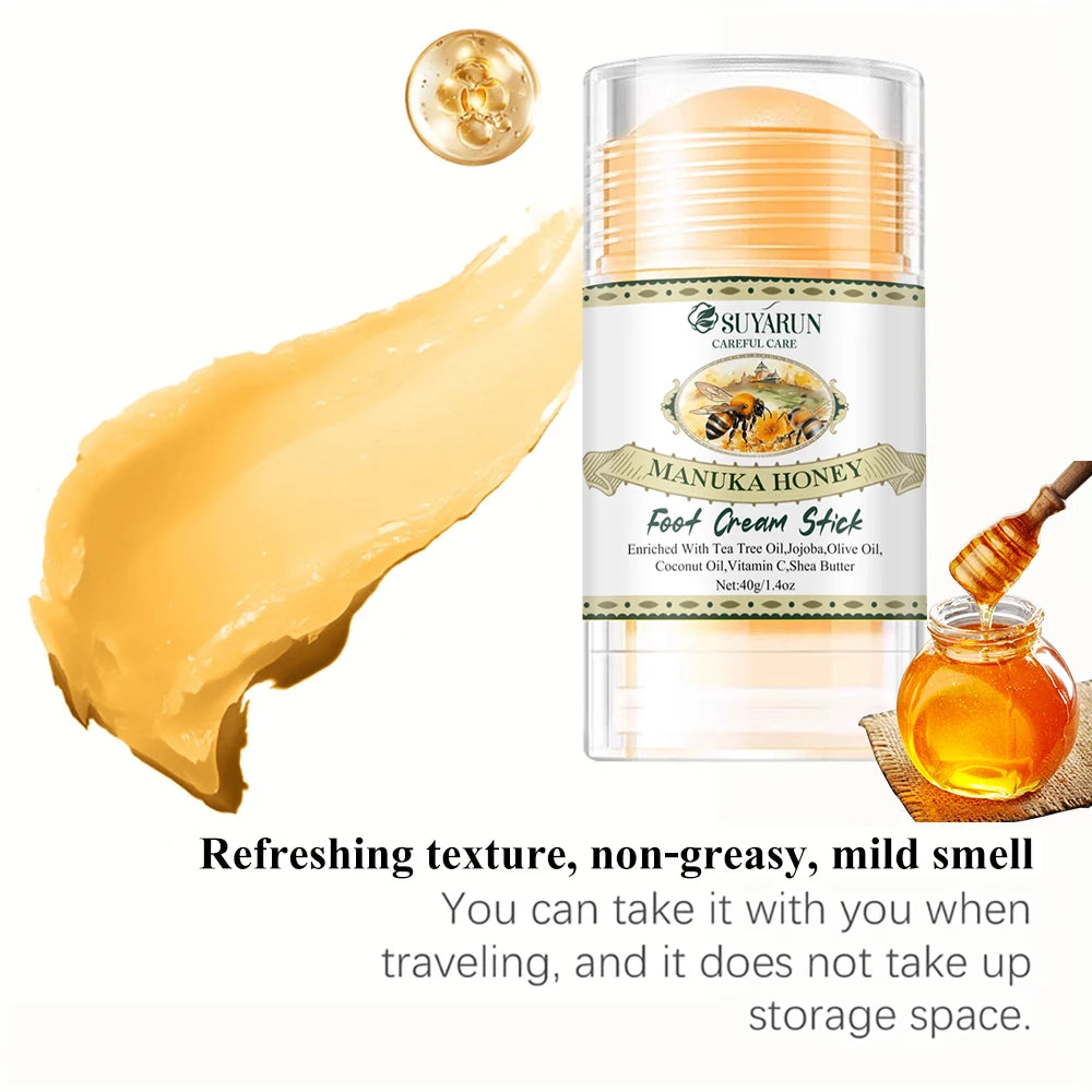 SUYARUN Honey Face & Foot Cream Stick for Dry Rough Skin Moisturizing Cream Stick Oasis Select