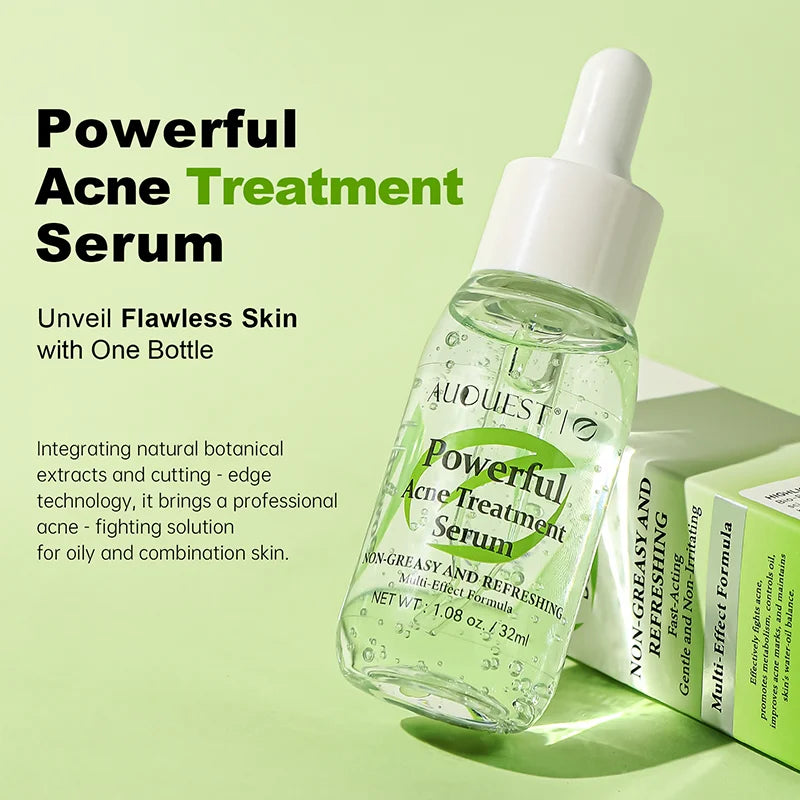 AUQUEST Face Serum Hyaluronic Acid Moisturizing Whitening Oil-Control Acne Treatment Anti-Aging Freckle Removal Facial Skin Care Oasis Select Acne Treatment Serum China Mainland