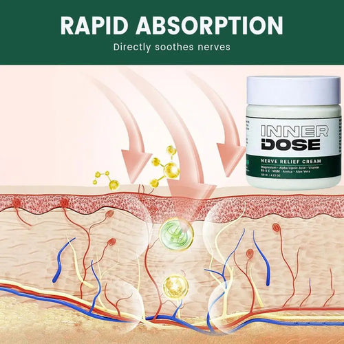 120ml Nerve Relief Cream Deep Tissue Nourishment Nighttime Sleep Restoration Long-Lasting Body Care For Knee & Nerve Relief Oasis Select