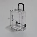 Mini Suitcase Storage Box – Transparent Plastic Jewelry Case
