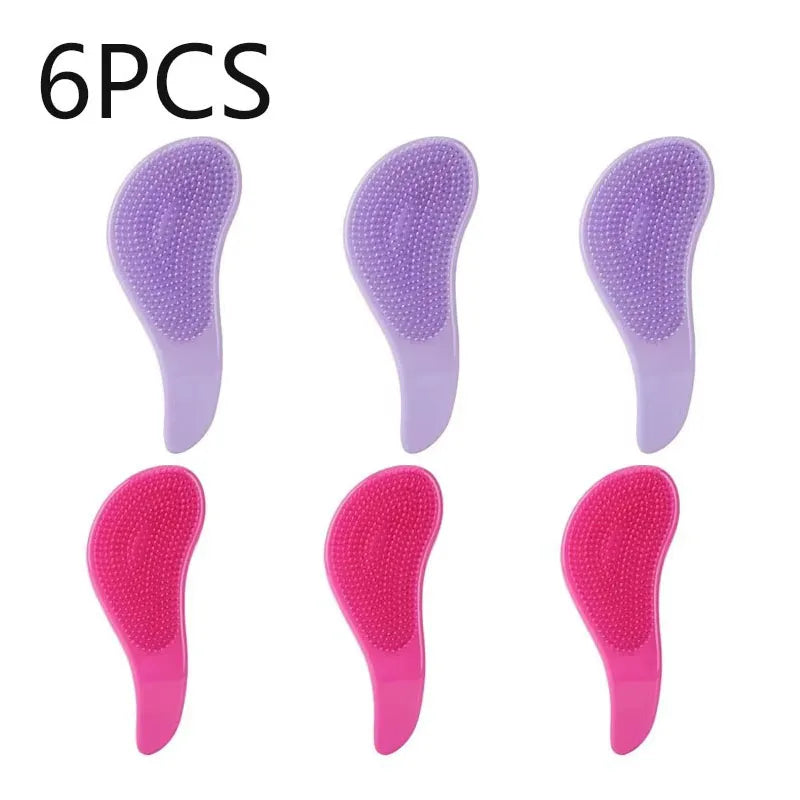 3/6Pcs Comb Anti-static Massage Hair Brush Tangle Detangle Air Cushion Hair Brush Comb Salon Barber Hair Styling Tools Oasis Select 6PCS MIX 7