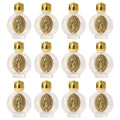 12pcs 0.5 Floz Essential Oil Bottles for Fragrance Supplement Liquid， Portable Holy Water Bottles for Church Decor Prayer Gift Oasis Select Gold