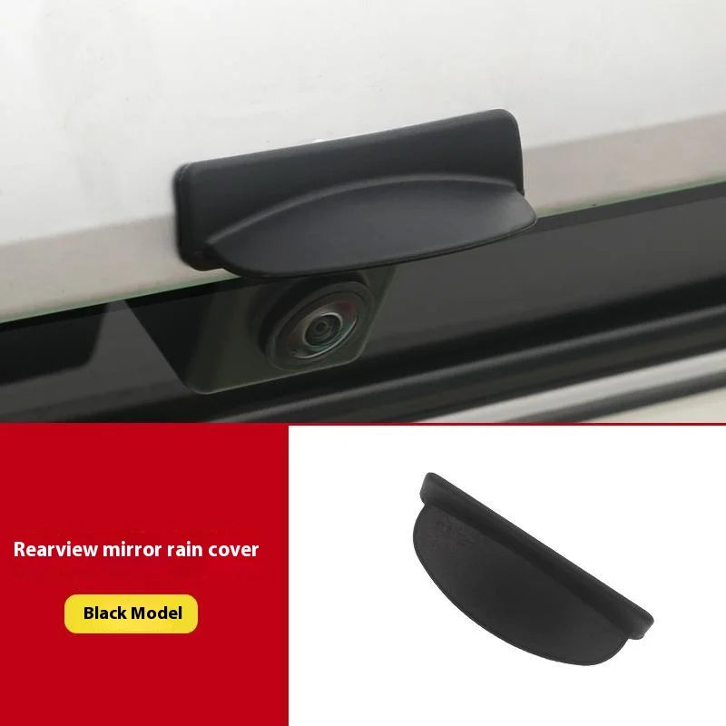 Vehicle Rear Camera Rain Cover; Weatherproof Guard; Auto Back Cam Protection Shield for Commuting Oasis Select Black