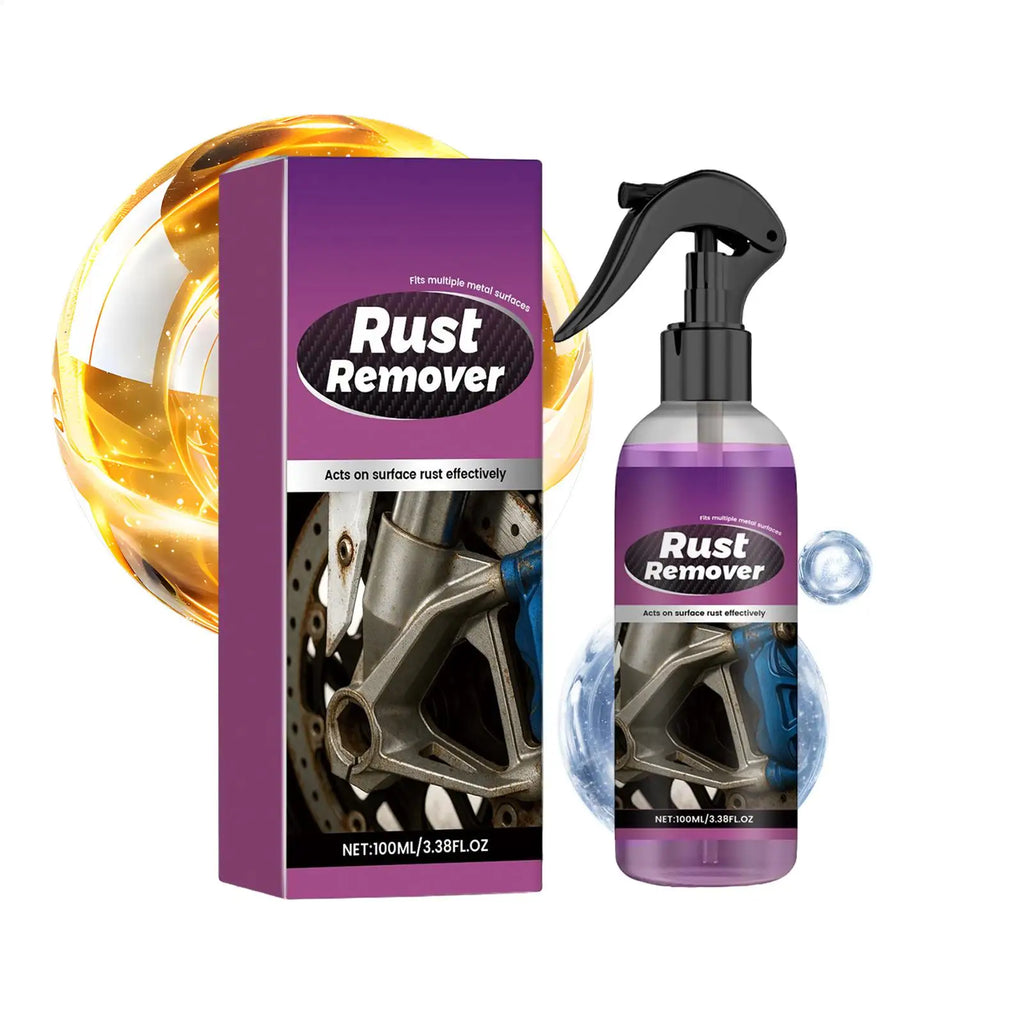 100ml Multi-purpose Rust Removal Spray Car Wheel Hub Polishing Renovator Parts Maintenance Metal Lubrication Loose Rust Spray Oasis Select