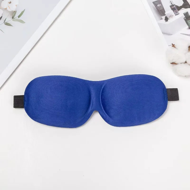 3D Contoured Blackout Sleep Eye Mask – Non-Marking & Soft Sleep Eye Mask Oasis Select blue 1
