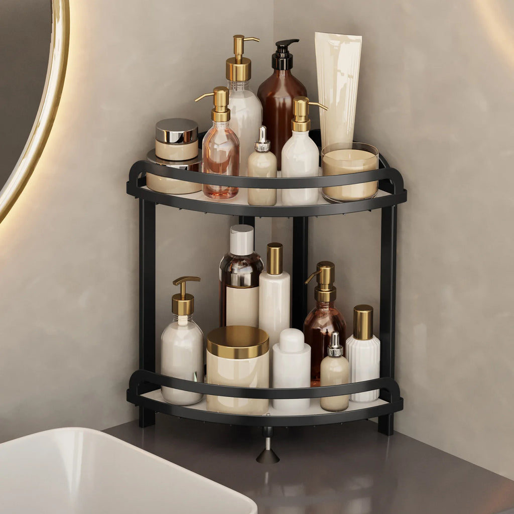 Kitchen Bathroom Shelf Countertop Corner Triangle Seasoning Rack Corner Corner Storage Rack Oasis Select