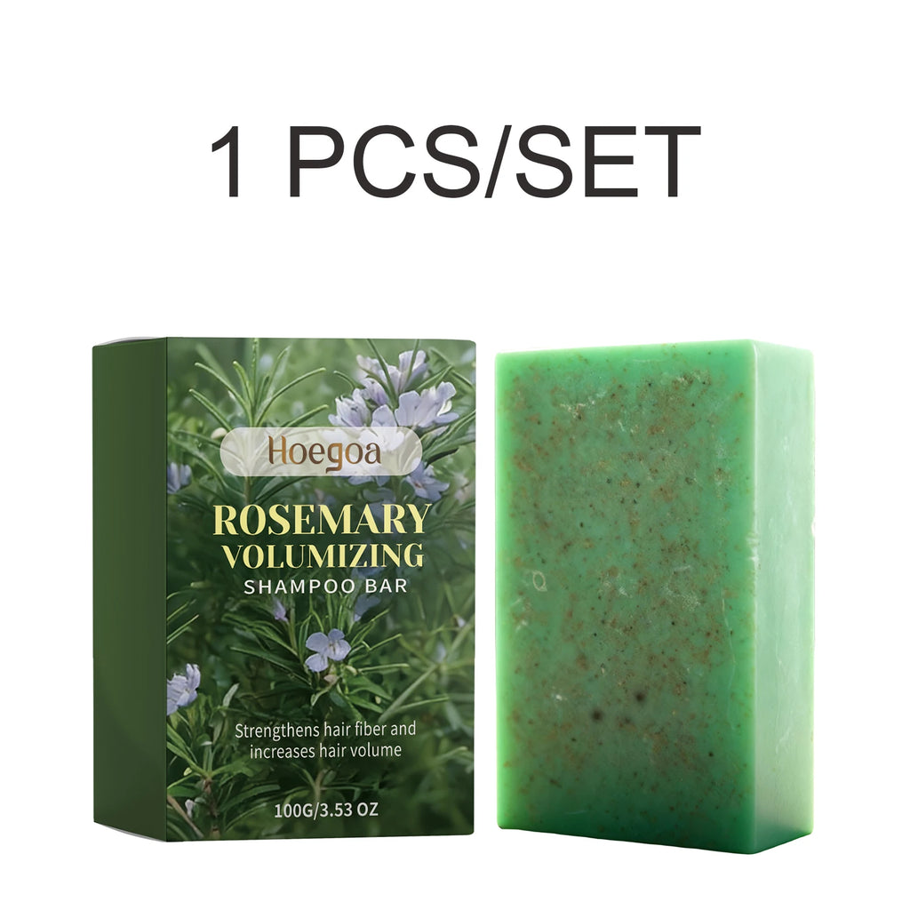 Rosemary Volumizing Shampoo Bar Gentle Cleansing Soothe Scalp Natural Oils Strengthen Hair Frizz Control Smooth Shiny 100g Oasis Select 1 PCS