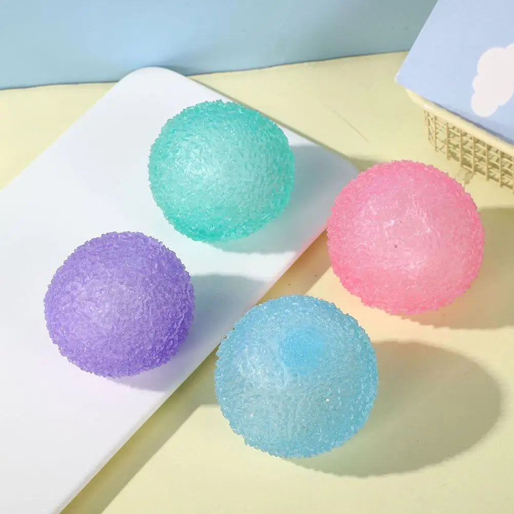 Squishy Ice Ball Fidget Toy – Soft Stress Relief Sensory Squeeze