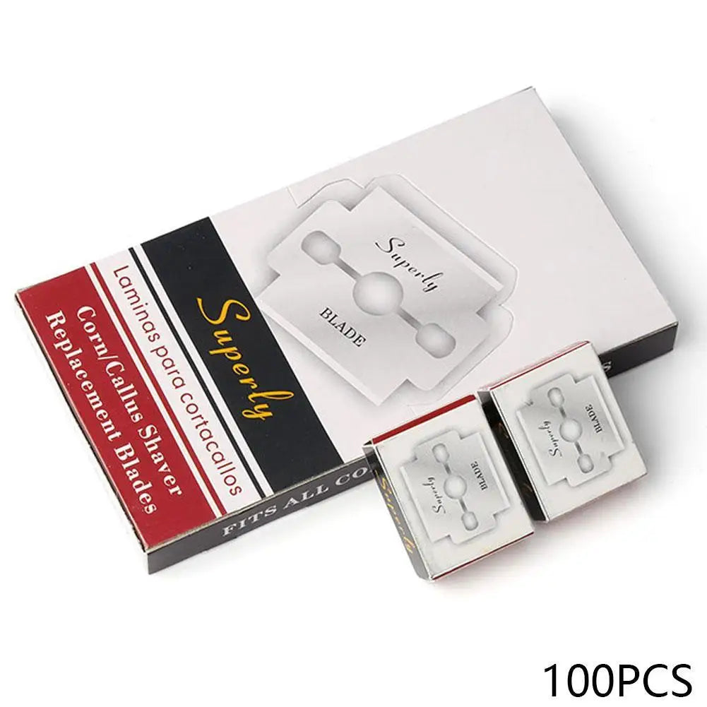 100-Pack Steel Pedicure Replacement Blades – Dead Skin Remover Pedicure Replacement Blades Oasis Select