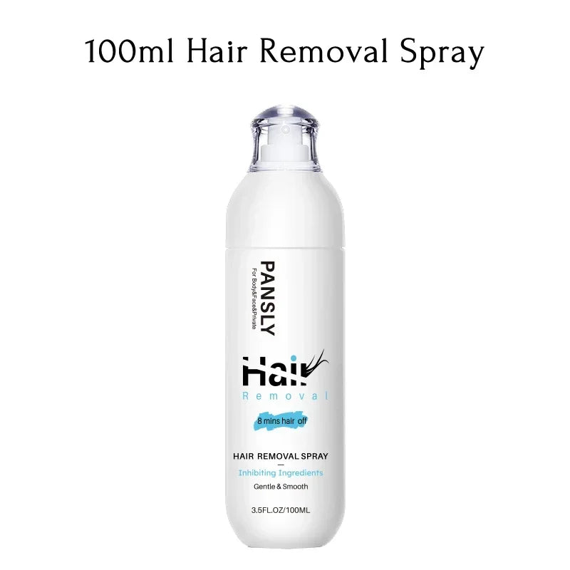 PANSLY 2-in-1 Painless Hair Removal Spray – Pubic & Bikini Hair Removal Spray Oasis Select Hair removal Spray